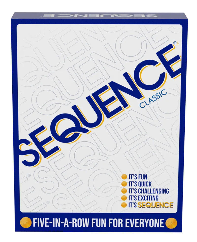 Sequence Game with Folding Board Cards Chips