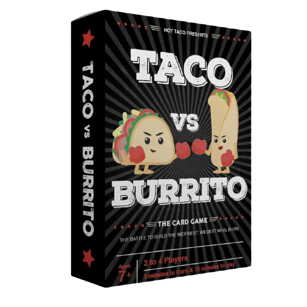 Taco vs Burrito: Strategic Family Card Game