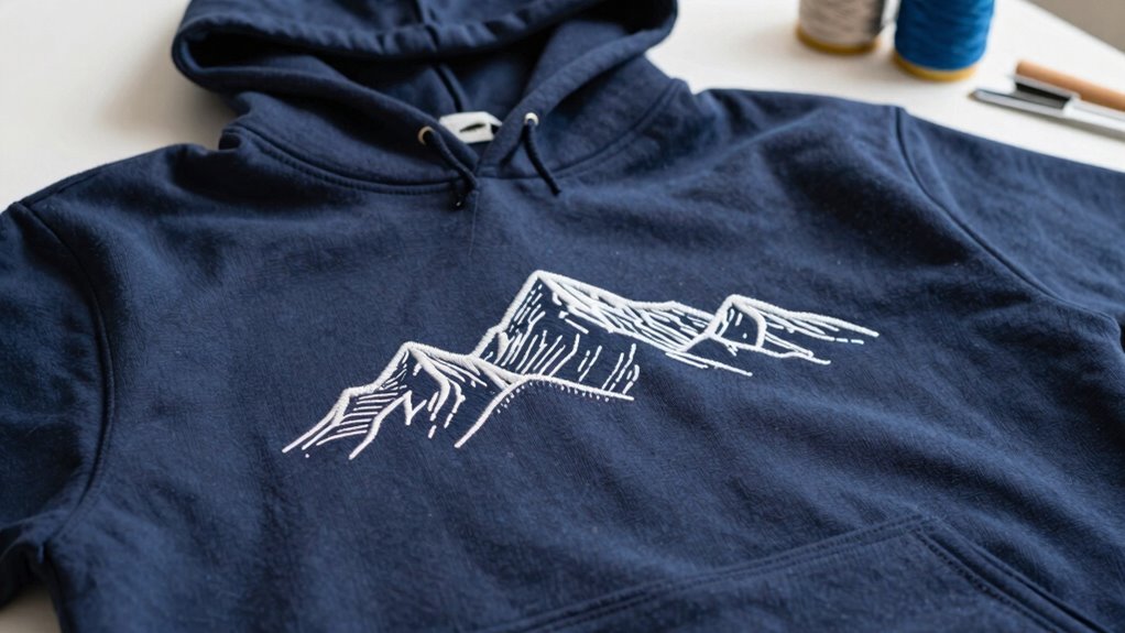 custom hoodie embroidery steps care timeline