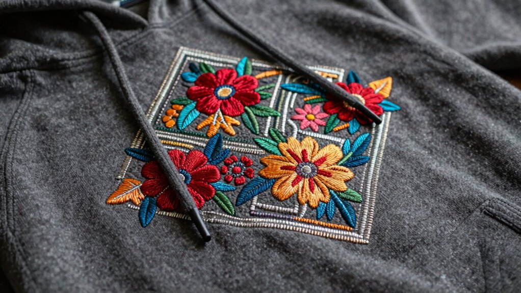 durable textured embroidery customization options