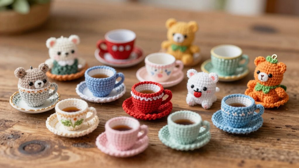 tiny gifts from scrap yarn