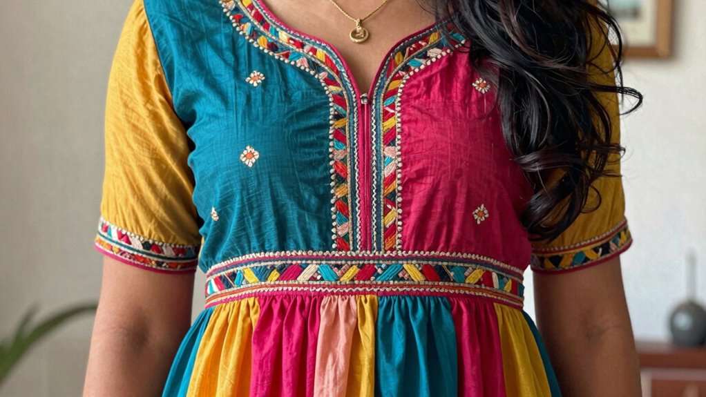 upcycled saree dress care and style
