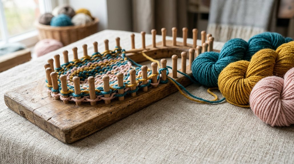 diy knitting loom tutorial for simple projects